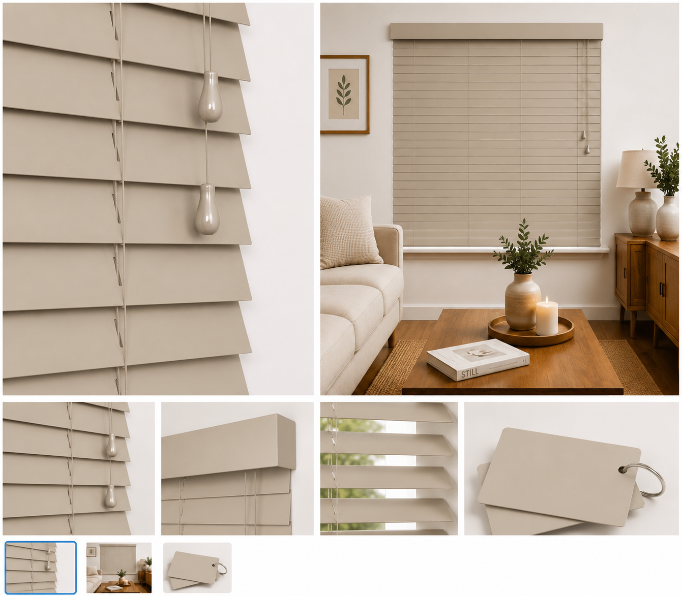 Oxford 50mm genuine basswood Venetian blind by Woodhaus